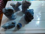 blue china figures